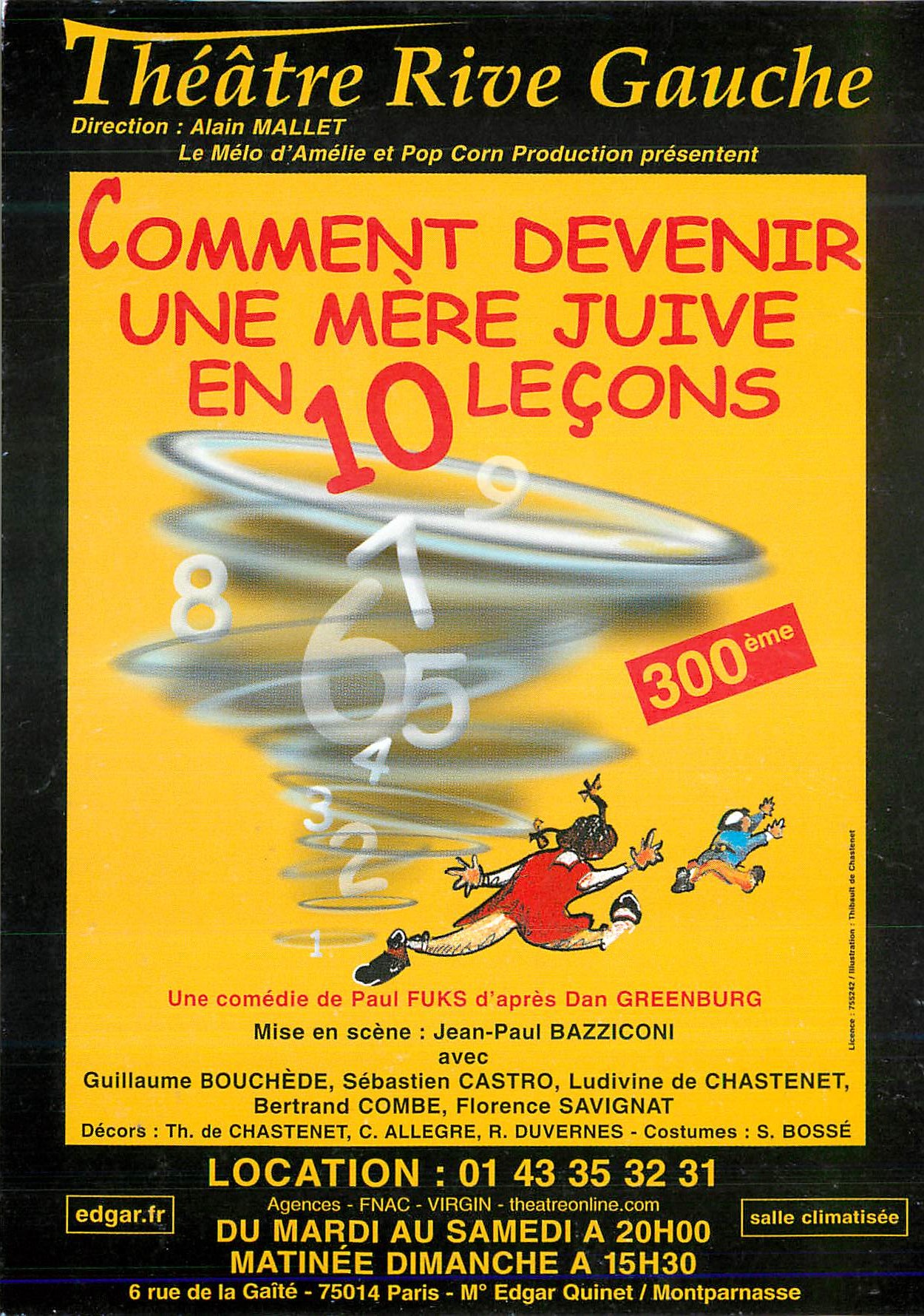 CPM Theatre Rive Direction Alain Mallet Le Melo d Amelie et Pop COrn Production presentent Comment Devenir Une Mere Juiv